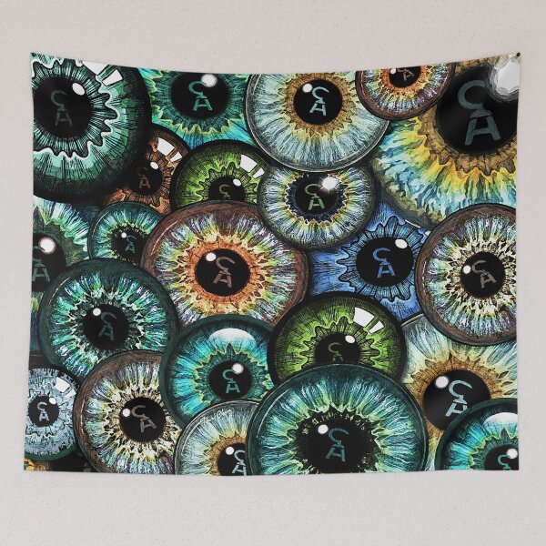 Item preview, Hypnotic Trance Eye Mosaic - Captain Hook Tribute designed and sold by Hen-C-Art.