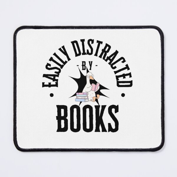 Item preview, Easily distracted by books designed and sold by Eloiseprints.