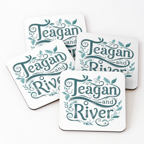 Item preview, Teagan and River Decorative Typography Design With Flourishes, Florals, and Intricate Swirls designed and sold by Rue Market.