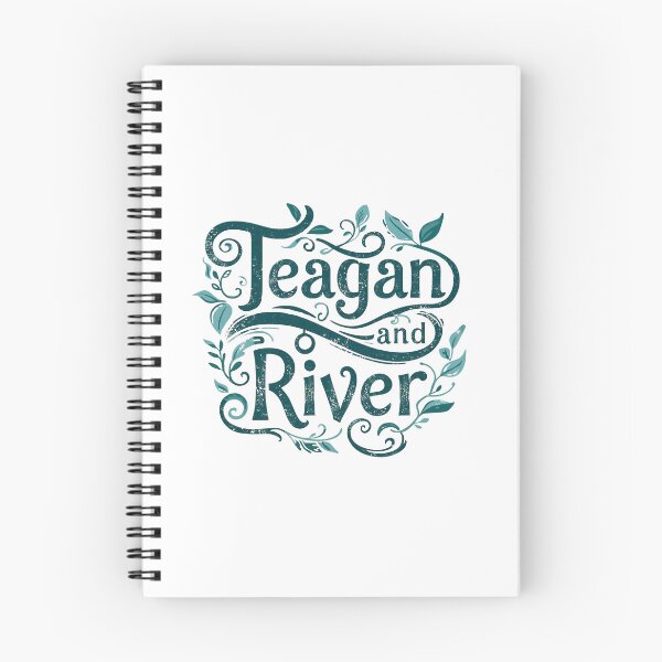 Item preview, Teagan and River Decorative Typography Design With Flourishes, Florals, and Intricate Swirls designed and sold by Rue Design Company.