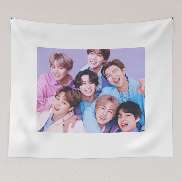 Item preview, BTS Group photo designed and sold by CryingInInk.