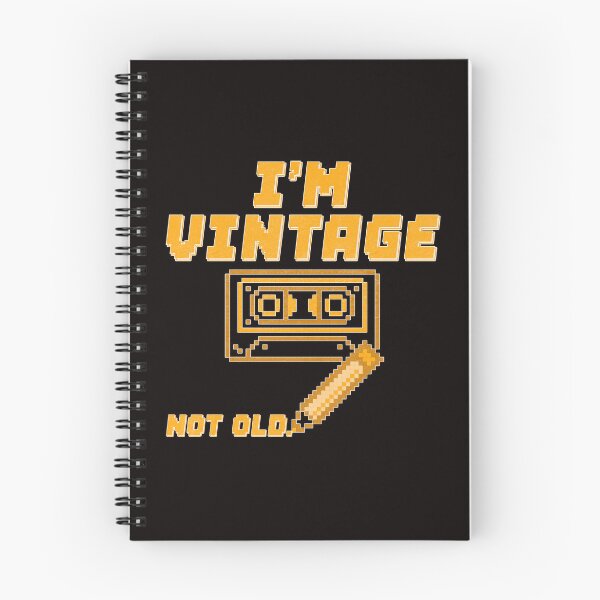Item preview, I’m Vintage, Not Old - Retro 16-Bit Pixel Cassette designed and sold by IceBathDESIGNS.