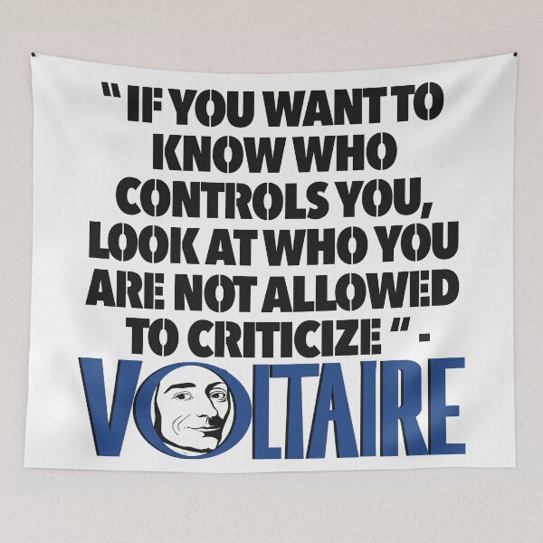 Item preview, Voltaire Quote designed and sold by KateVanFloofno1.