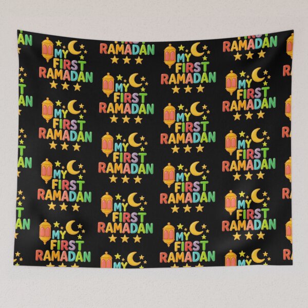 Item preview, My First Ramadan (V.6) – Colorful Lantern and Crescent Moon Design designed and sold by D-Islamic.