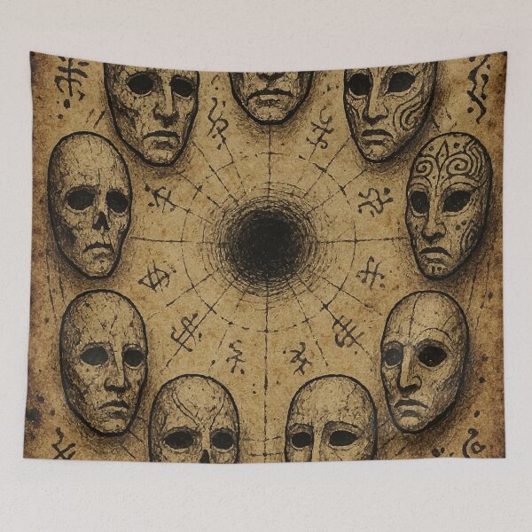 Item preview, The Masks We Wear designed and sold by AbstractAnom.