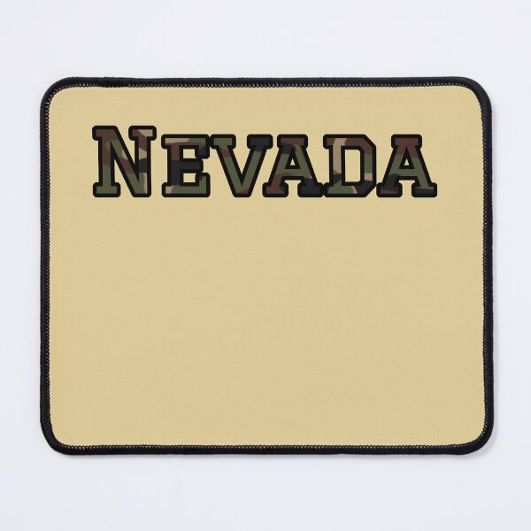 Item preview, Nevada Camo Typography – Rugged Outdoor Military Style Design designed and sold by Long Family Gifts.