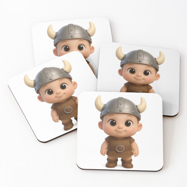 Item preview, Cute Baby Viking | Kawaii Cartoon Warrior Art designed and sold by Moons Studio.