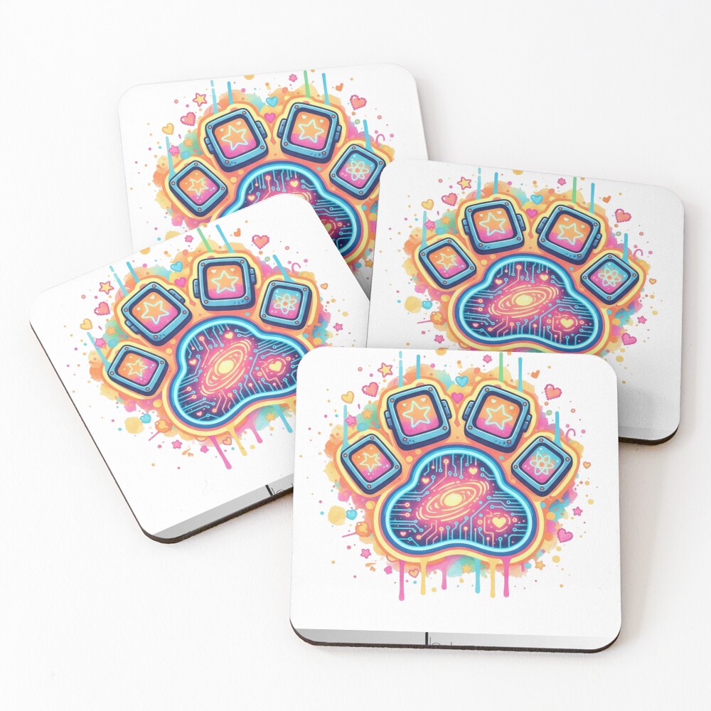 Item preview, Coasters (Set of 4) designed and sold by Animals-Tees.