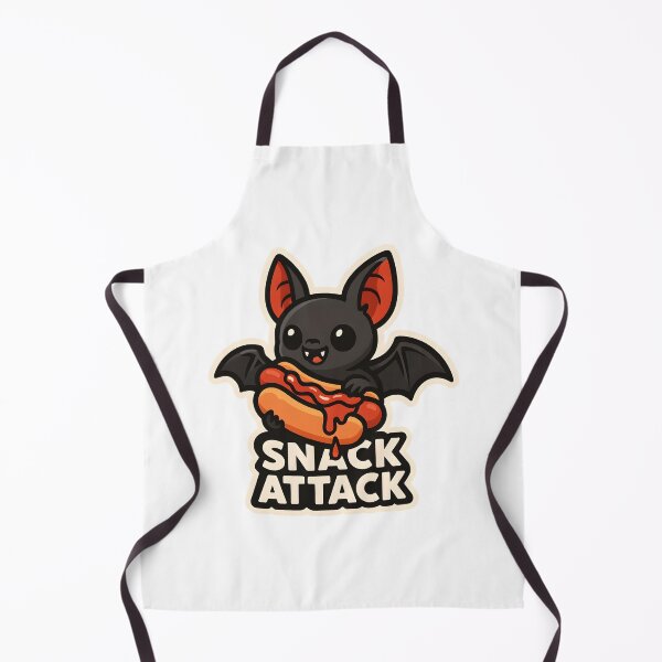 Item preview, Snack Attack — Cute Bat with Hot Dog designed and sold by Cheerioza.