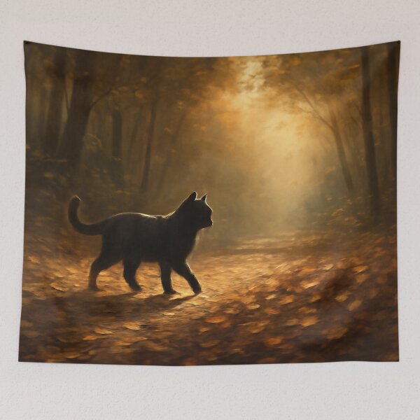 Item preview, Autumn Whisper – Zen Cat Harmony designed and sold by TakaArtWorks.