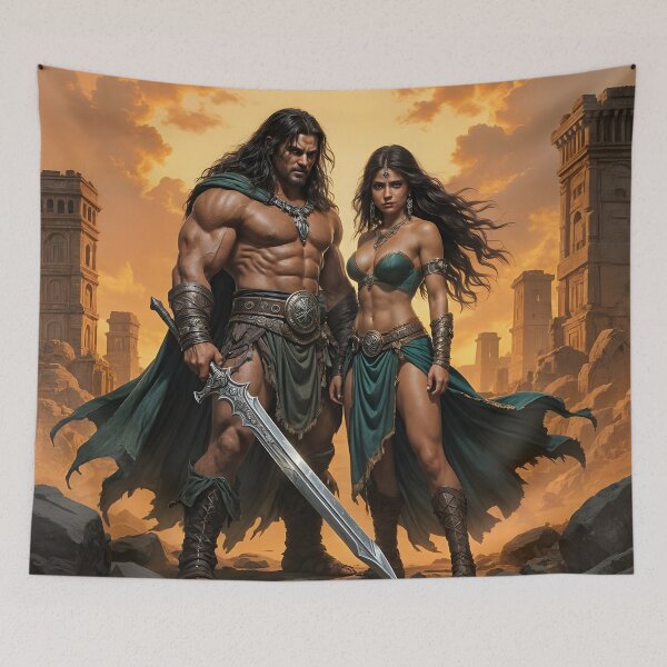 Item preview, Warriors of the cursed kingdom designed and sold by AlPhred.