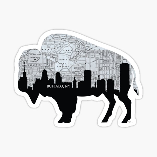 Josh Allen's Drawing Mafia Sticker Car Decal Buffalo – Queen City Crafts