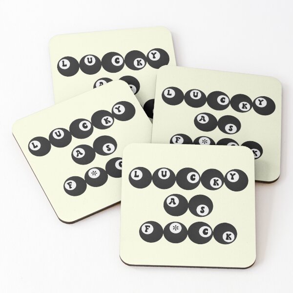Item preview, Funny Adult Lucky as F*ck Eight Ball Graphic designed and sold by wingstar.