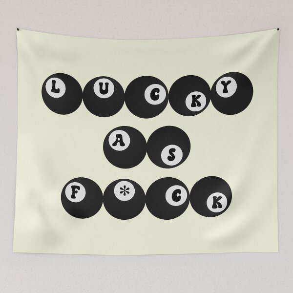 Item preview, Funny Adult Lucky as F*ck Eight Ball Graphic designed and sold by wingstar.