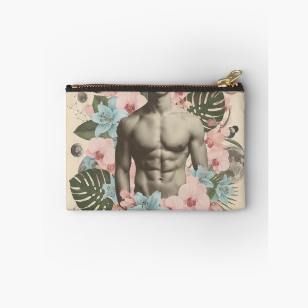 Item preview, Retro Art of Man with Flowers and Space designed and sold by Atlas Kai.