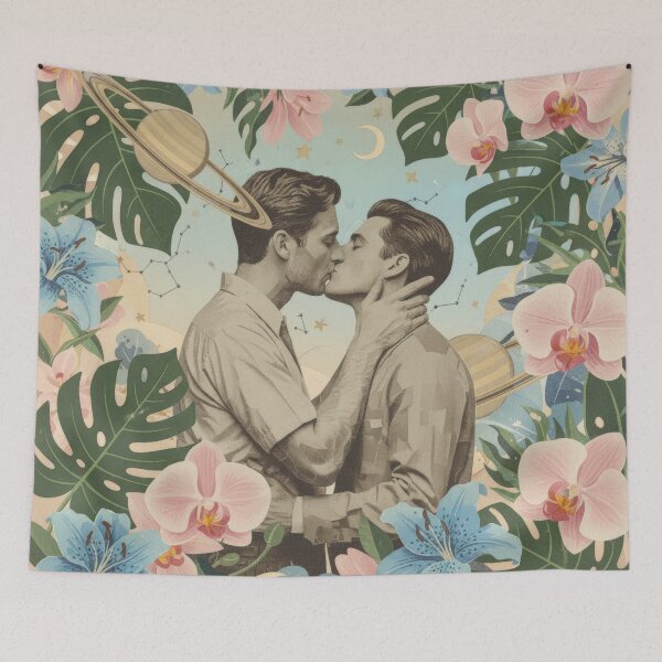 Item preview, Surreal Collage of a Male Couple designed and sold by Atlas Kai.