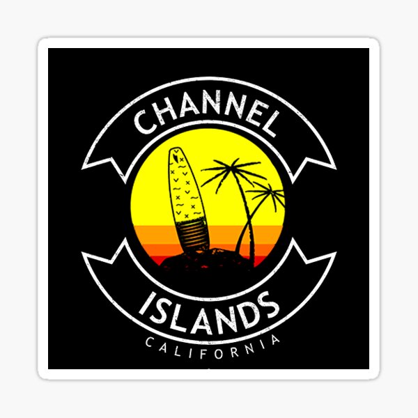 "Channel Islands California Surf " Sticker by styleuniversal Redbubble