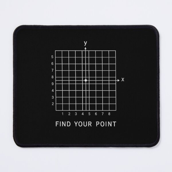 Item preview, Find Your Point – Coordinate Plane Graph Math Geek T-Shirt designed and sold by DailyDrivesct.