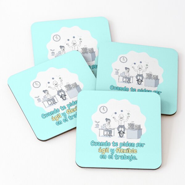 Item preview, Extreme Agility When you're asked to be agile and flexible Demanding Bosses Office Humor legend in Spanish designed and sold by DibuHumor.