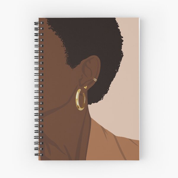 Item preview, Chic Gold Hoop Earrings | Natural Hair & Melanin Art | Minimalist Aesthetic designed and sold by 2001tabbyts.