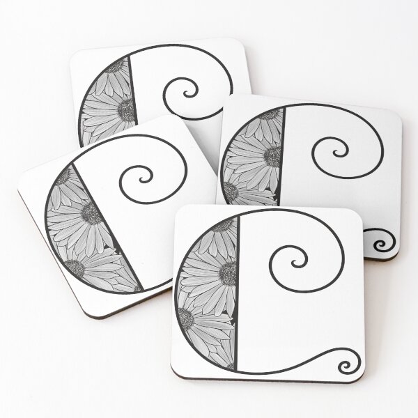 Item preview, Sunflower Inspired Letter C designed and sold by SSN-ART.
