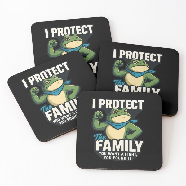 Item preview, I Protect the Family – Heroic Frog designed and sold by DailyDrivesct.