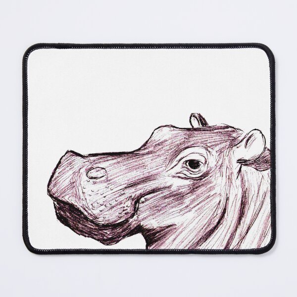 Item preview, Hippo designed and sold by My Little Art Bubble.