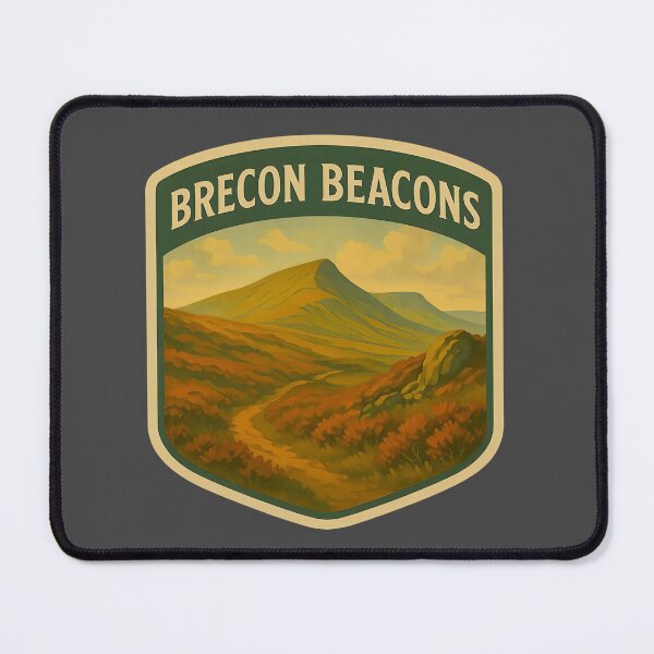Item preview, Vintage British National Park Poster: Brecon Beacons designed and sold by PinUpPizzazz.