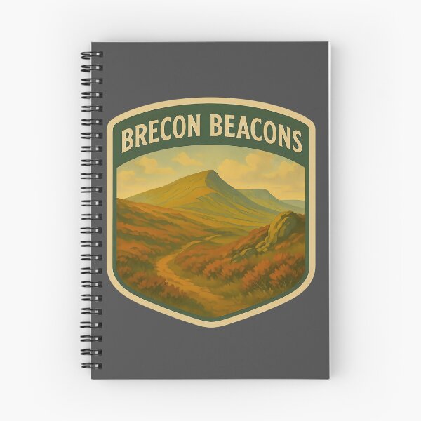 Item preview, Vintage British National Park Poster: Brecon Beacons designed and sold by PinUpPizzazz.