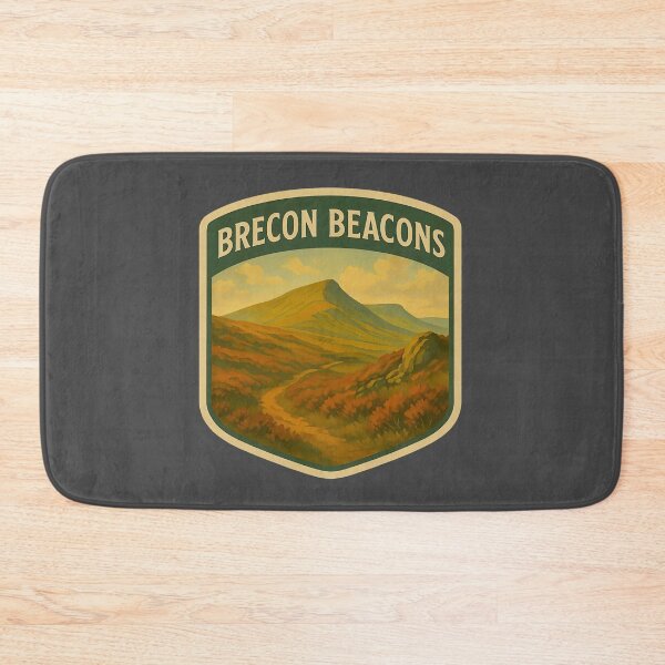 Item preview, Vintage British National Park Poster: Brecon Beacons designed and sold by PinUpPizzazz.