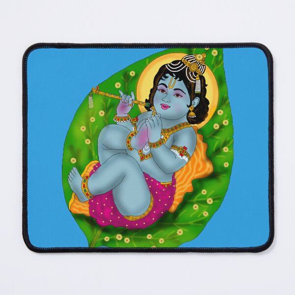 Item preview, Lord Balmukund | Divine Baby Krishna | Spiritual Devotion and Peace Art designed and sold by Harshit_Digital_Arts.