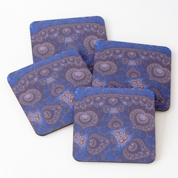 Item preview, Fractal Space Hearts designed and sold by Paddle Upon The Clouds.