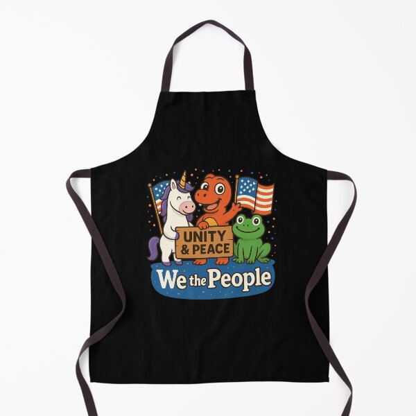 Item preview, Unity & Peace – Patriotic Cartoon Animals Together for America designed and sold by DailyDrivesct.
