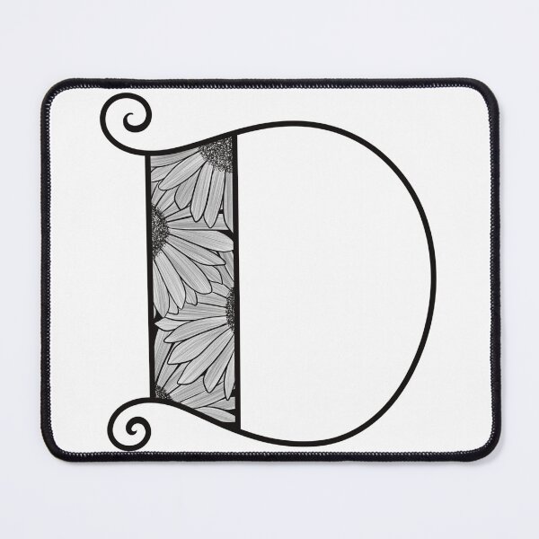 Item preview, Sunflower Inspired Letter D designed and sold by SSN-ART.