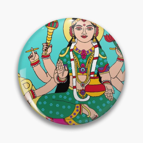 Item preview, Child Kushmanda | Young Form of Goddess Kushmanda | Divine Energy Artwork designed and sold by Harshit_Digital_Arts.