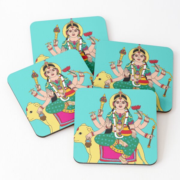 Item preview, Child Kushmanda | Young Form of Goddess Kushmanda | Divine Energy Artwork designed and sold by Harshit_Digital_Arts.
