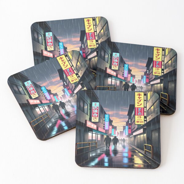 Item preview, Rain in the Neon City designed and sold by CTRL+ALT+Divine.