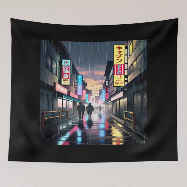 Item preview, Rain in the Neon City designed and sold by CTRL+ALT+Divine.