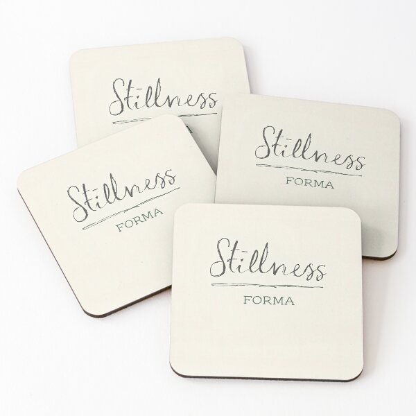 Item preview, Stillness Typography – Minimal Inspirational Quote Art designed and sold by FORMA    -mmxxv-.
