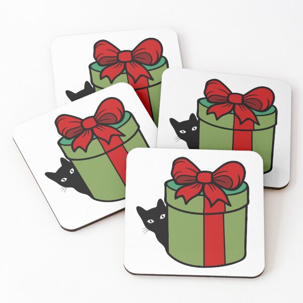 Item preview, Black Cat Christmas Present  designed and sold by P9Designs.