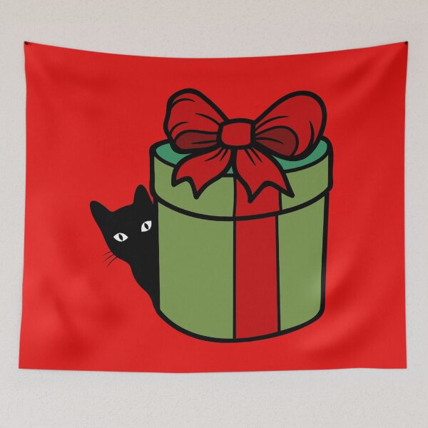 Item preview, Black Cat Christmas Present  designed and sold by P9Designs.