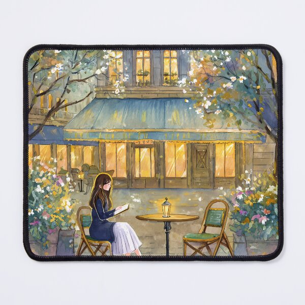 Item preview, Evening Café in Paris designed and sold by sakurashorty.