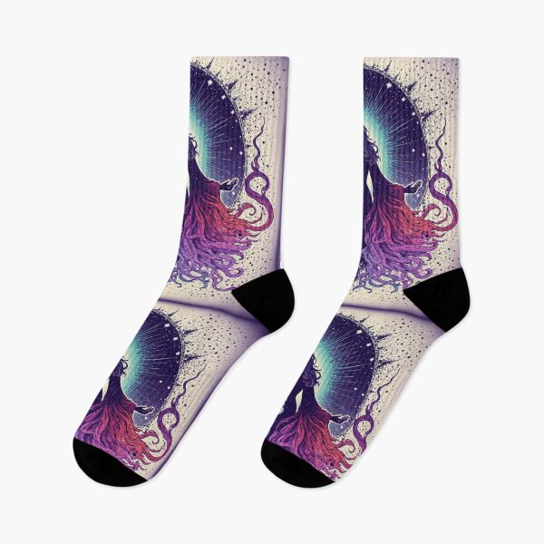 Item preview, Cosmic Serpent Veil | Dark Psychedelic Void Witch designed and sold by Eden Underground Radio (Official Merch).