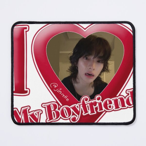 Item preview, I ❤️ My Boyfriend (Stray Kids Hyunjin) funny design designed and sold by j1nirette.