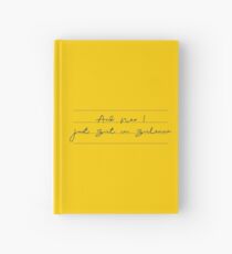 And Now I Sit Hardcover Journal