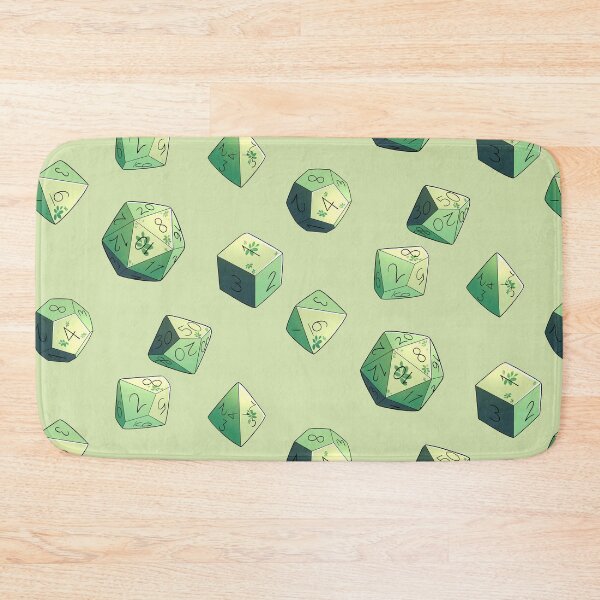 Item preview, Floral Green Dice Set Seperated designed and sold by WhisperingDusk.