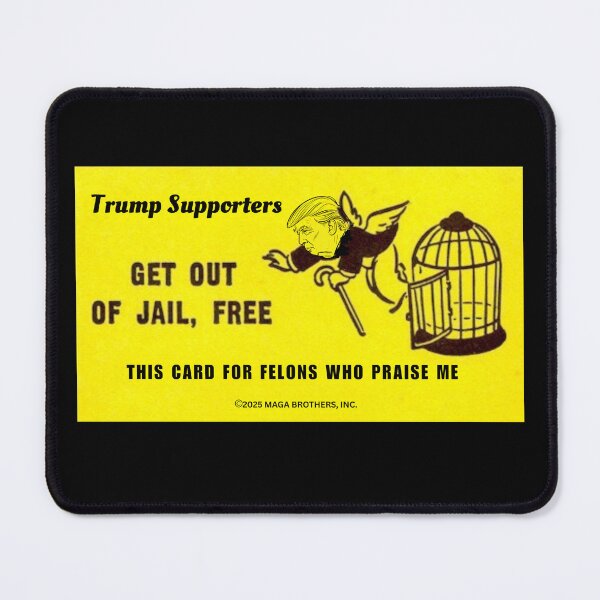Item preview, Trump Supporters Get Out of Jail Free designed and sold by Snark Town Tees.