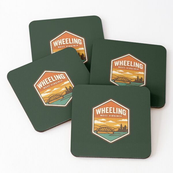 Item preview, Wheeling West Virginia  designed and sold by Broken Antler Designs .