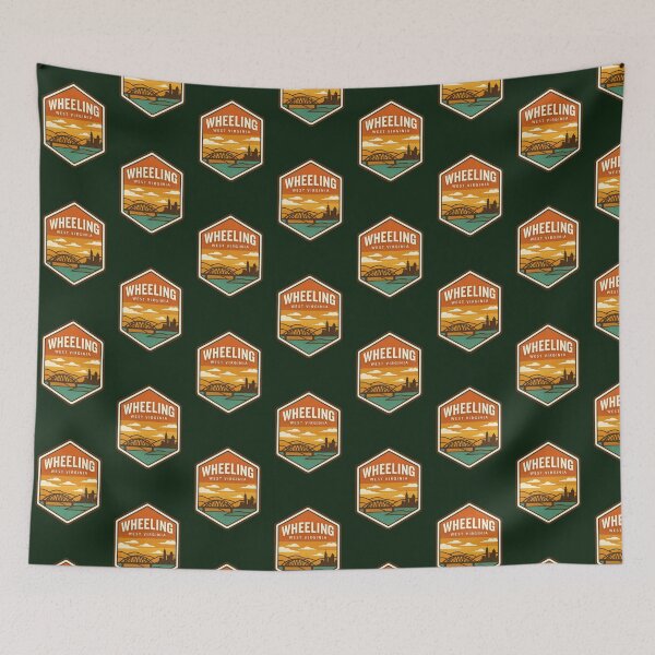 Item preview, Wheeling West Virginia  designed and sold by Broken Antler Designs .