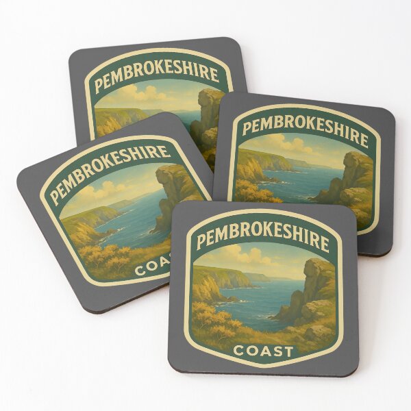 Item preview, Vintage British National Park Poster: Pembrokeshire designed and sold by PinUpPizzazz.